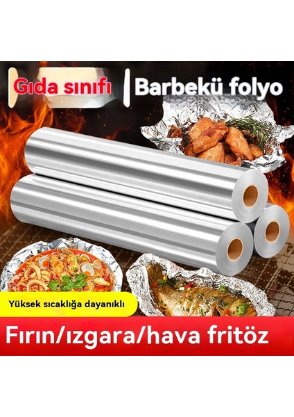 2 M/7 M Ev Hava Fritöz Alüminyum Folyo Fırın Tepsisi Pişirme Kalay Folyo (Yurt Dışından)