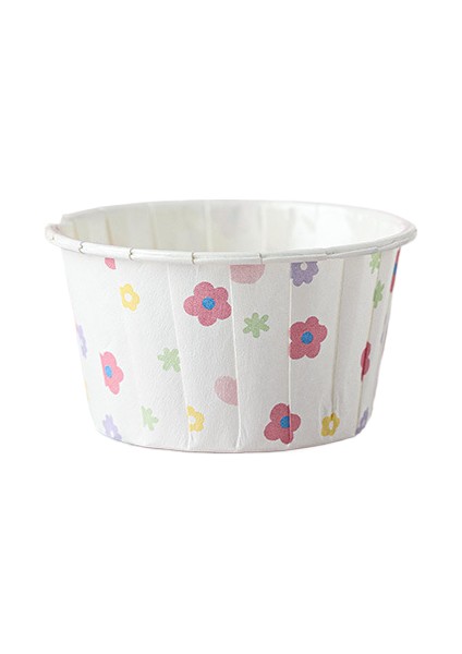 50 Adet Paketlenmiş Kağıt Bardak Fırın Yüksek Sıcaklığa Dayanıklı Fırın Tepsisine Pişirme Aracı Taban Kek Kağıdı (Yurt Dışından)