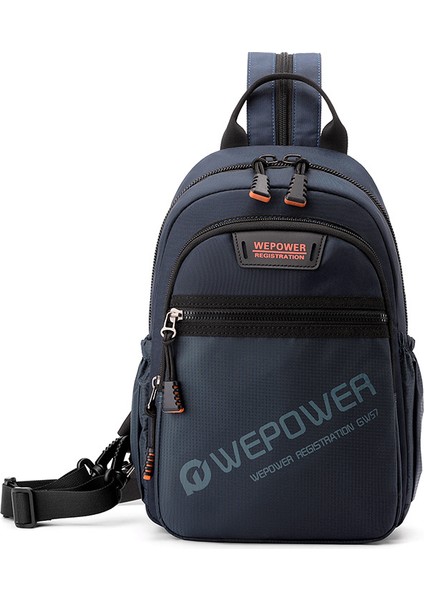 Erkek Iş Gündelik Tek Omuz Çapraz Açıklığı Omuz Açık Vahşi Göğüs Çantası (Yurt Dışından)