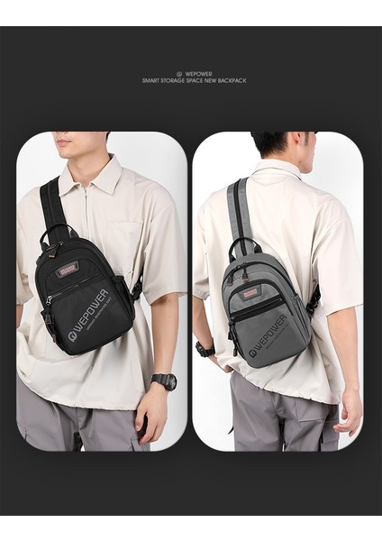 Erkek Iş Gündelik Tek Omuz Çapraz Açıklığı Omuz Açık Vahşi Göğüs Çantası (Yurt Dışından) fırsatları