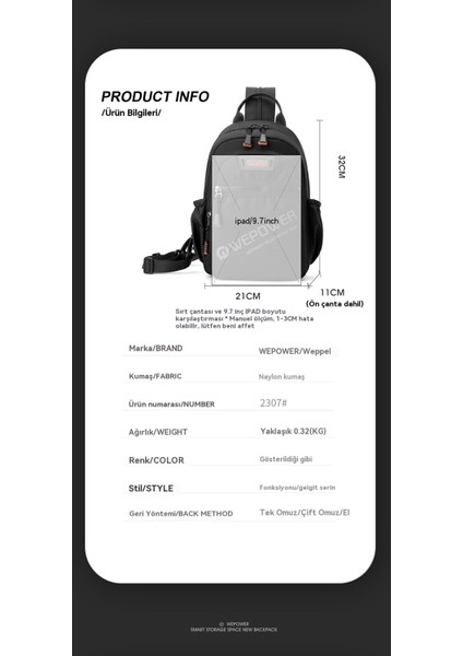 Erkek Iş Gündelik Tek Omuz Çapraz Açıklığı Omuz Açık Vahşi Göğüs Çantası (Yurt Dışından) indirimleri