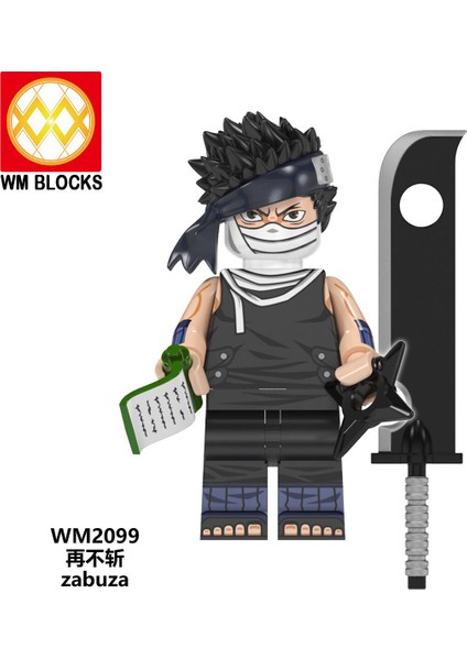 Naruto Yapı Taşları Minifigure Küçük Parçacık Takılabilir Bebek Oyuncak Çantası (Yurt Dışından)
