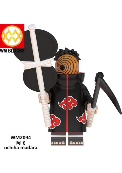 Naruto Yapı Taşları Minifigure Küçük Parçacık Takılabilir Bebek Oyuncak Çantası (Yurt Dışından)