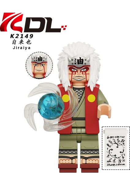 Naruto Yapı Taşları Minifigure Küçük Parçacık Takılabilir Bebek Oyuncak Çantası (Yurt Dışından)