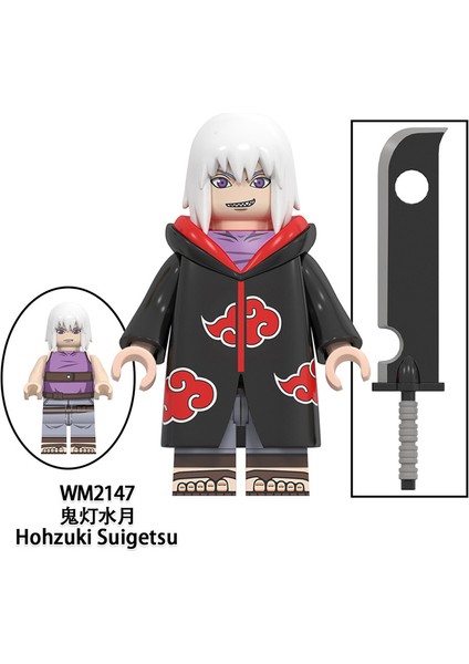 Naruto Yapı Taşları Minifigure Küçük Parçacık Takılabilir Bebek Oyuncak Çantası (Yurt Dışından)