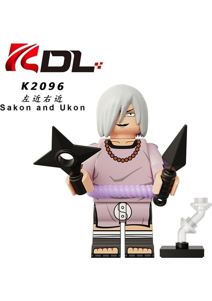 Naruto Yapı Taşları Minifigure Küçük Parçacık Takılabilir Bebek Oyuncak Çantası (Yurt Dışından)