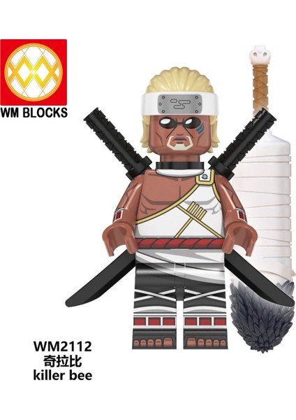 Naruto Yapı Taşları Minifigure Küçük Parçacık Takılabilir Bebek Oyuncak Çantası (Yurt Dışından)