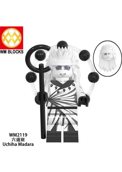 Naruto Yapı Taşları Minifigure Küçük Parçacık Takılabilir Bebek Oyuncak Çantası (Yurt Dışından)