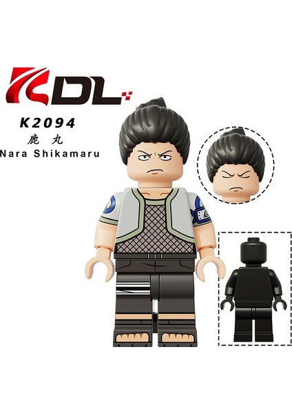 Naruto Yapı Taşları Minifigure Küçük Parçacık Takılabilir Bebek Oyuncak Çantası (Yurt Dışından)