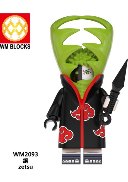 Naruto Yapı Taşları Minifigure Küçük Parçacık Takılabilir Bebek Oyuncak Çantası (Yurt Dışından)