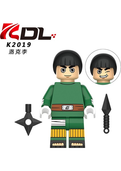 Naruto Yapı Taşları Minifigure Küçük Parçacık Takılabilir Bebek Oyuncak Çantası (Yurt Dışından)