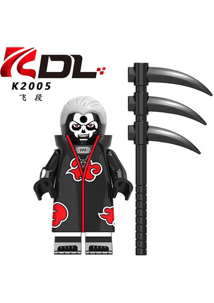 Naruto Yapı Taşları Minifigure Küçük Parçacık Takılabilir Bebek Oyuncak Çantası (Yurt Dışından)