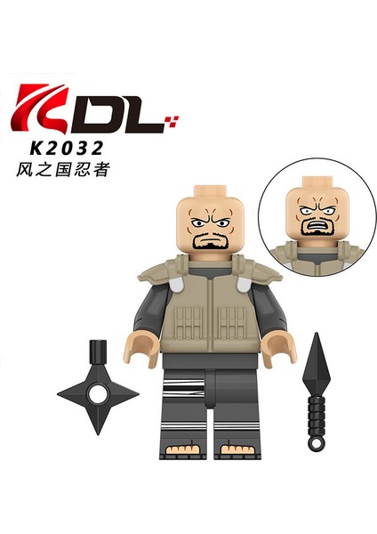 Naruto Yapı Taşları Minifigure Küçük Parçacık Takılabilir Bebek Oyuncak Çantası (Yurt Dışından)