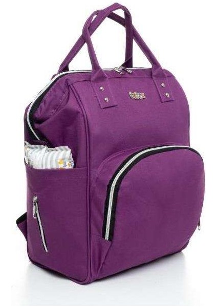 Bag-Z Organizatör Anne Bebek Bakım Sırt Çantası / Mor