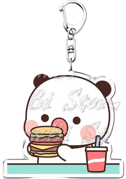 Süper Sevimli Bubu Dudu Anahtarlıklar Bebek Yier Ayı Panda Anahtarlık Aksesuarlar Için Çanta Anahtarlık Takı Hayranları Çift Aşk Hayranları Hediyeler (Yurt Dışından)