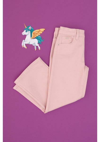 Kız Çocuk Açık Pembe Pantolon (Jean) 50304247-VR078
