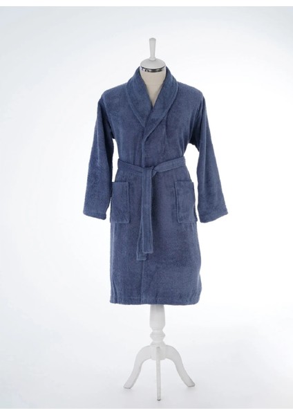 Tek Bornoz Şalyaka-Colourist Indigo ( x xl Beden)