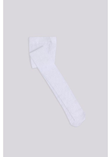 Bg Store Kız Çocuk Beyaz Çorap