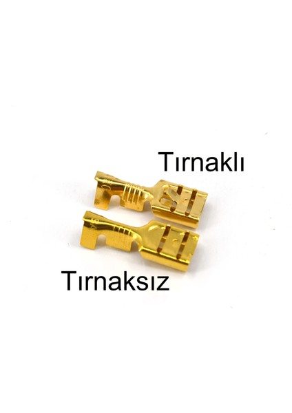 1000 Adet 2,8mm Dişi Fiş Tırnaklı Terminal Kablo Ucu Sf1/2d