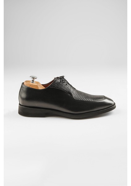 Black Hemane 2211 Hakiki Deri Erkek Casual Siyah