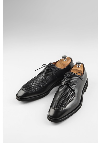 Black Hemane 2211 Hakiki Deri Erkek Casual Siyah