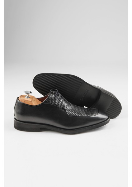 Black Hemane 2211 Hakiki Deri Erkek Casual Siyah