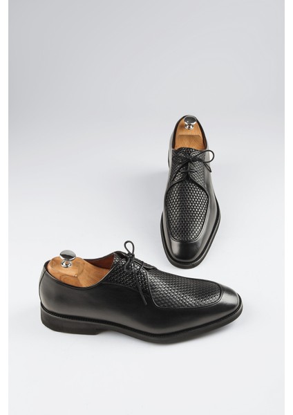 Black Hemane 2211 Hakiki Deri Erkek Casual Siyah