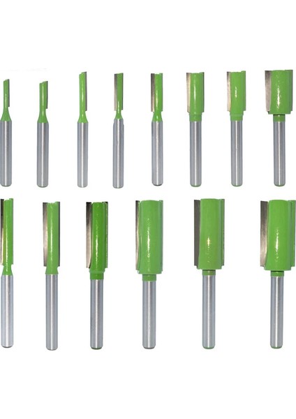 Freze Ahşap Için Kesici Ağaç Işleme Araçları 1 Adet 6mm Shank Düz Bit Tungsten Karbür Çelik Tek Çift Flüt Yönlendirici Bit Ahşap 6*6*20 mm modelleri