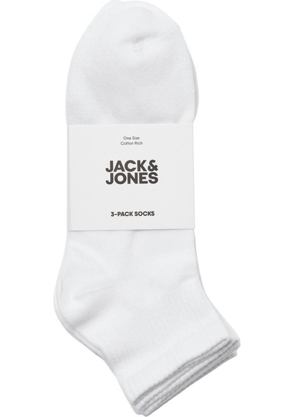 12257150 Jacleon Short Tennis Socks 3 Pack Sn Beyaz fiyatları