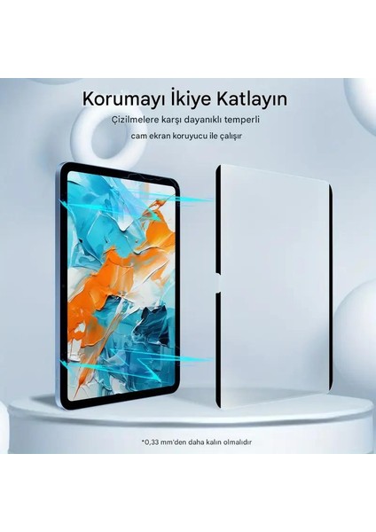 Ipad 10.nesil 10.9 Inç Uyumlu Çıkarılabilir Manyetik Kağıt Ekran Koruyucu Sınırsız Kullanım indirimleri