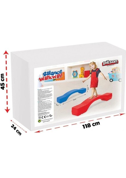 Nessiworld 03 709M Denge Yürüme Yolu Mavi -Pilsan Oyuncak