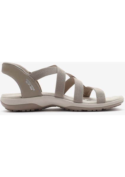 Reggae Slim - Stretch Flex Kadın Bej Sandalet 163460 Tpe