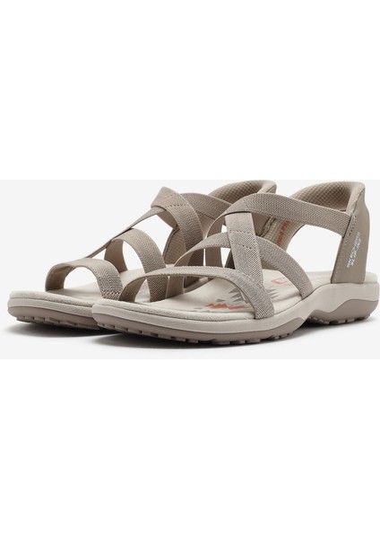 Reggae Slim - Stretch Flex Kadın Bej Sandalet 163460 Tpe