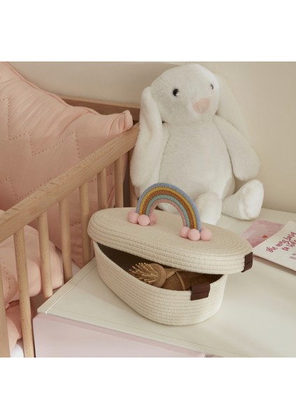 Bebek Rainbow Kapaklı Oval Organizer 26 x 14 x 9 cm
