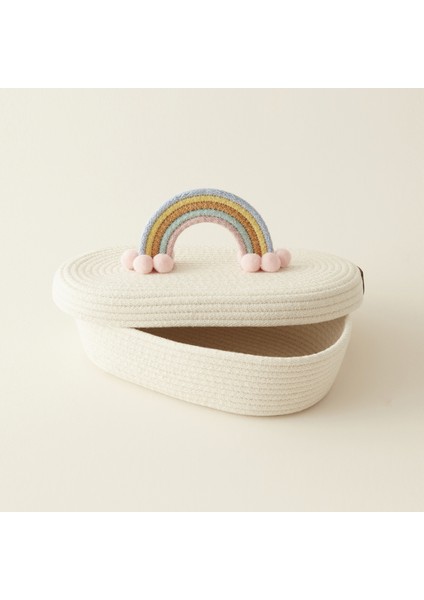 Bebek Rainbow Kapaklı Oval Organizer 26 x 14 x 9 cm modelleri