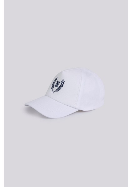 Bg Store Erkek Çocuk Beyaz Şapka