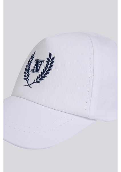Bg Store Erkek Çocuk Beyaz Şapka