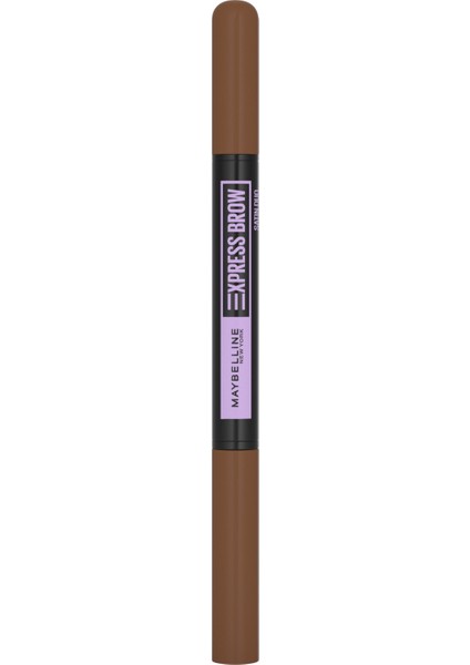 Express Brow Satin Duo Çift Taraflı Kaş Kalemi - 02 Orta Ton