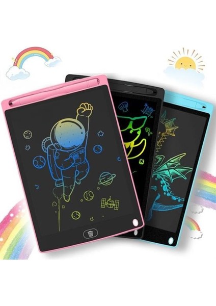 Dijital Yazı Tahtası LCD Ekran 8,5 Inç Dijital Yazı Çizim Tableti Çocuk Grafik Resim Çizme Tahtası