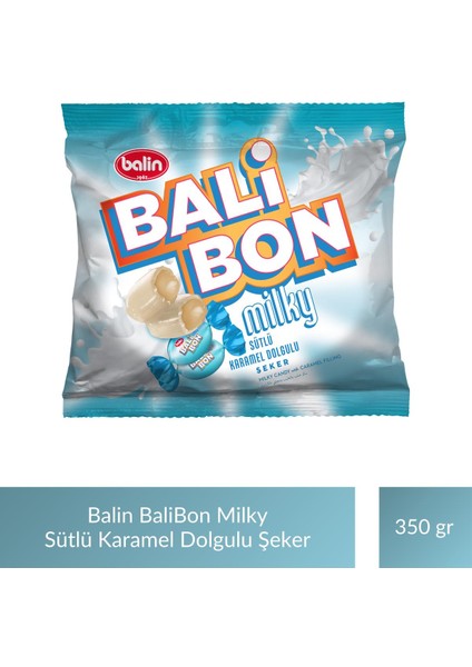 Balibon Milky Sütlü Karamel Dolgulu Şeker 350 gr