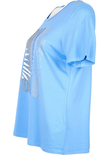 Oversize Kısa Kol Minimalist Kadın Tişört - Günlük Kullanım modelleri