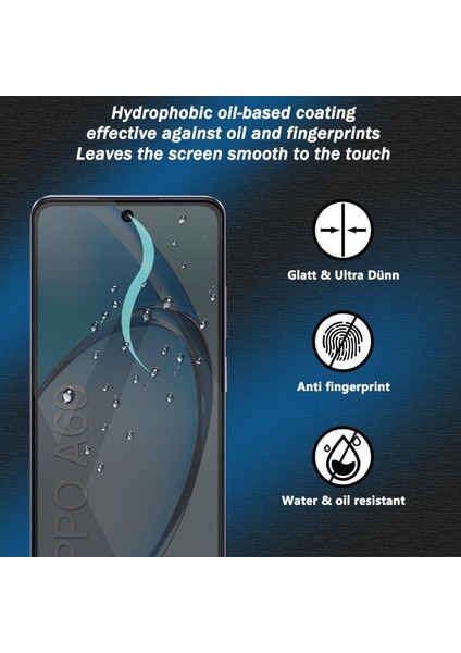 Oppo A60 Hayalet Ekran Koruyucu Cam 5d Privacy Yandan Görünmez Gizlilik Sağlayan Ekran Koruyucu Camı