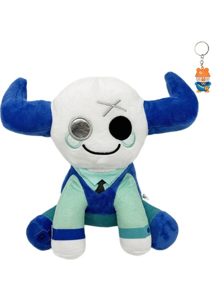 Yeni Çevresel Mavi Köşeli Peluş Oyuncak Bebek Bebek (Yurt Dışından)