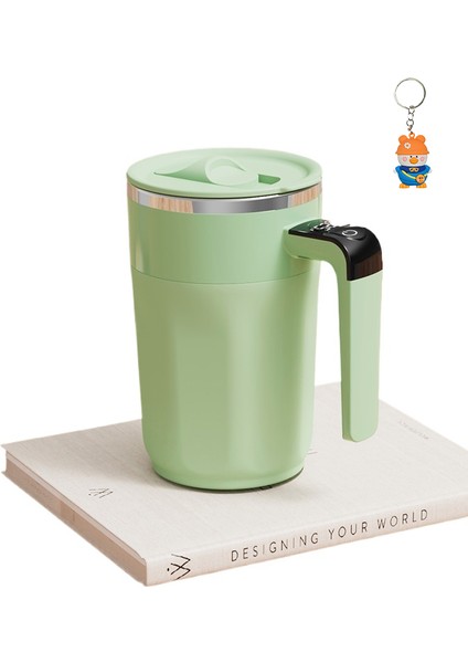Akıllı Sıcaklık Ölçümü Tam Otomatik Karıştırma Bardağı Taşınabilir Kahve Bardağı Milkshake Bardağı Otomatik Shaker (Yurt Dışından)