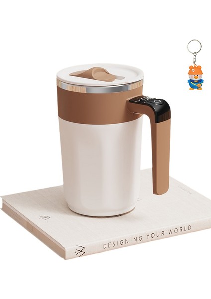 Akıllı Sıcaklık Ölçümü Tam Otomatik Karıştırma Bardağı Taşınabilir Kahve Bardağı Milkshake Bardağı Otomatik Shaker (Yurt Dışından)
