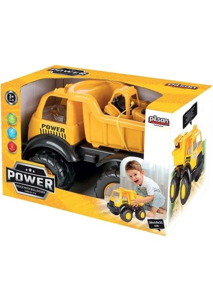 Nessiworld 06 518 Power Iş Makineli Kamyon -Pilsan Oyuncak