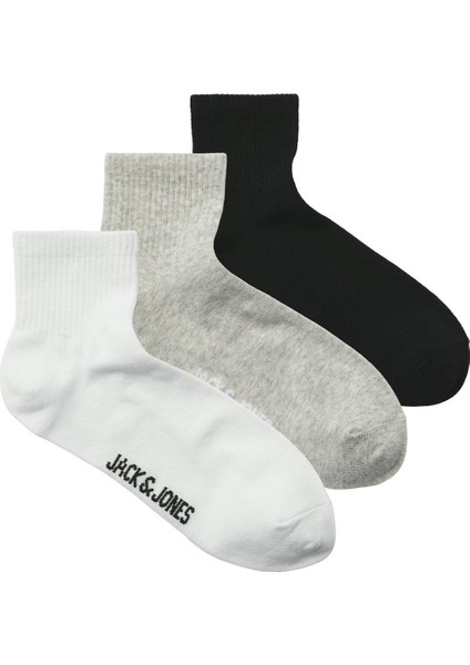 12257150 Jacleon Short Tennis Socks 3 Pack Sn Renkli