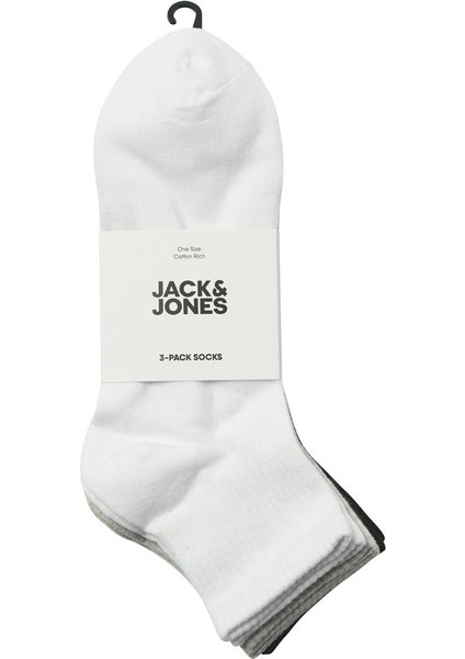 12257150 Jacleon Short Tennis Socks 3 Pack Sn Renkli indirimleri