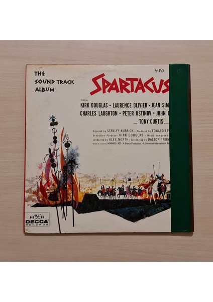 Alex North - Spartacus (The Soundtrack Album) - 1960 - Dönem Baskı Plak - Longplay - Lp fiyatları