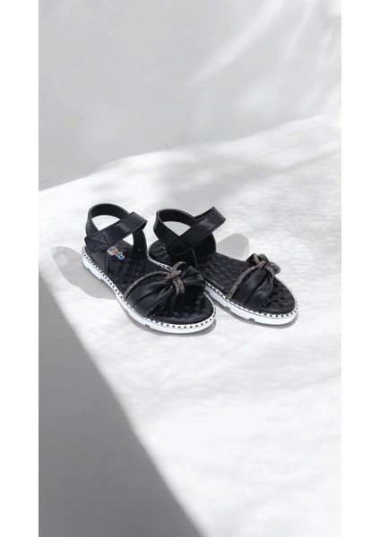 Kız Çocuk Ön Taş Detaylı Babet modelleri